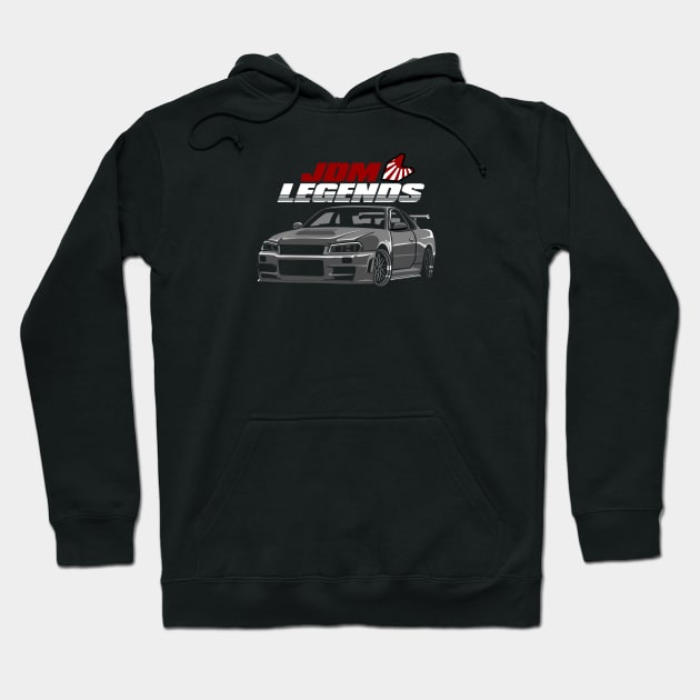 jdm legends Hoodie by rclndsgn